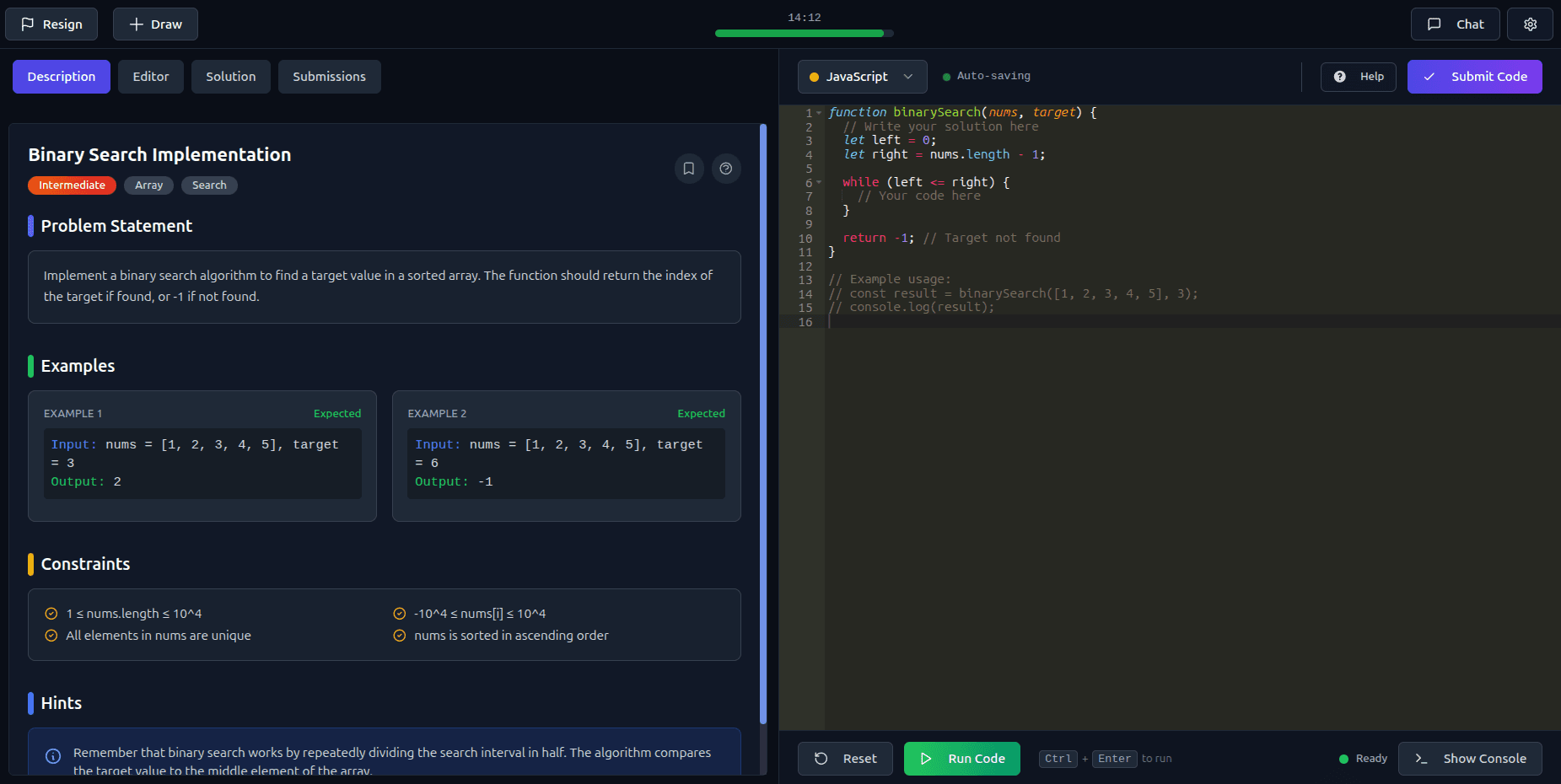 Live Coding Session